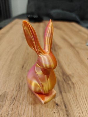 TSC Tavşan Minimal Tasarım Sevenlere Özel Hediyelik Dekoratif Obje Figür Modeli 15 cm