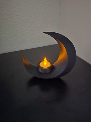 TSC LED Mumluk Modern Ev Dekorasyonu Sevenlere Hediyelik Dekoratif Obje Figür 15 cm