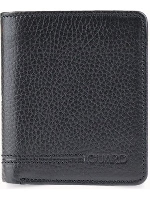 Hsc Bilişim Guard Dustin Siyah Deri Erkek Cüzdanı