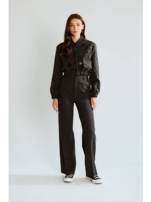 Robin 80222 Bomber Ceket Pantolon Takım Siyah