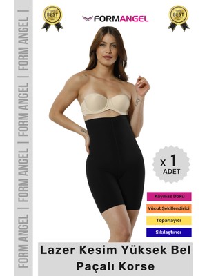 Form Angel #korse Iz Göstermeyen Kaymaz Lazer Kesim Toparlayıcı Rahat Yüksek Bel Hayalet Slip Korse - 1 Adet