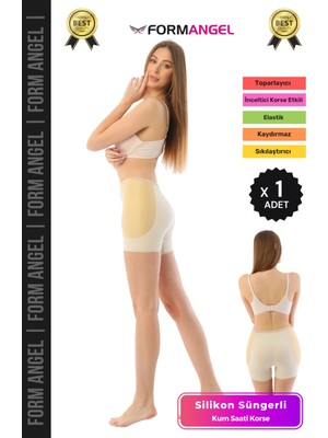 Form Angel #korse Silikon Süngerli Basen Dolgulu Korse Kum Saati Şekillendirici Dolgunlaştırıcı Korse - 1 Adet