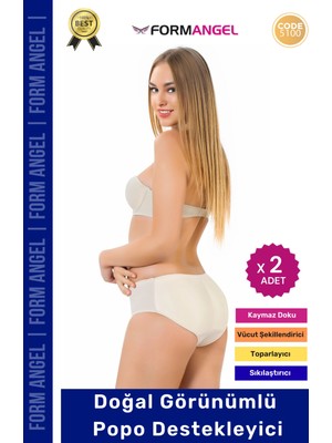 Form Angel #korse Doğal Görünüm Sağlayan Dolgunlaştırıcı Toparlayıcı Popo Dolgulu Destekleyici Korse - 2 Adet
