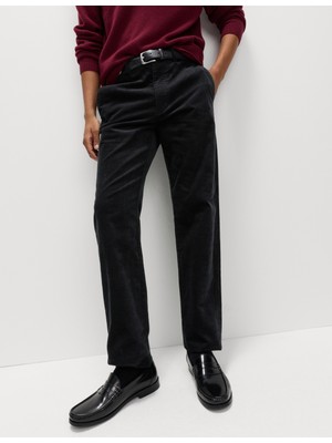 Marks & Spencer Regular Fit Kadife Esnek Chino Pantolon