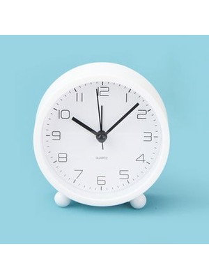 Matmel Kronos Masa Saati - Beyaz - 9x4 cm