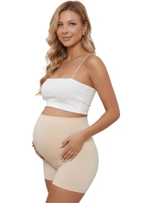 Fantastik Store Hamile Şort Dikişsiz  Kadın AK4250