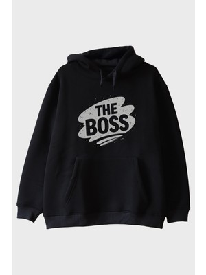 Nuugg The Boss Siyah Hoodie