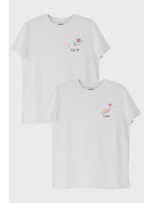 Nuugg Got It-Catch Beyaz Tişört