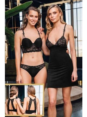 Fantastik Store 1313 Büşra Sütyen Külot Kombinezon Takım Kadın