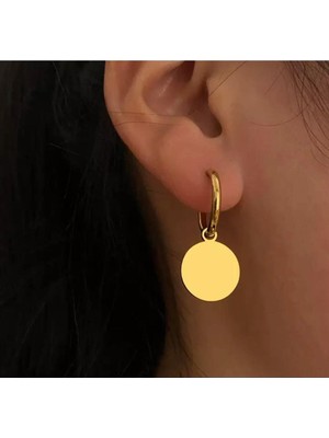 PremiumPort Şık Kadın 316L Paslanmaz Çelik Sallantılı Küpe, Zarif Tasarım