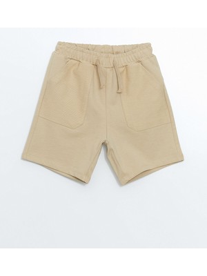 Lc Waikiki Yeni Sezon Basic Beli Lastikli Pamuklu Erkek Çocuk Şort
