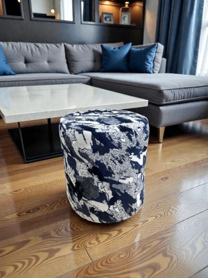 FRAMGAN Milano Serisi – Modern Tasarımlı Lüks Dokulu Dekoratif Puff