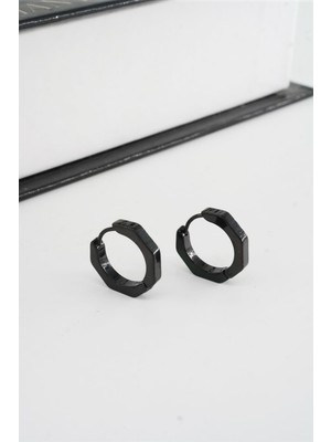 PremiumPort Kadın 316L Paslanmaz Çelik Beşgen Küpe, Şık ve Zarif Takı Seçeneği