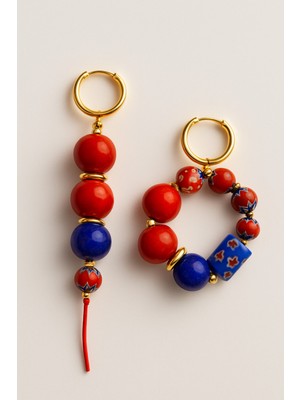 PremiumPort Şık ve Zarif Cam Boncuk Tasarımlı Hafif Küpe, Stilinizi Tamamlar