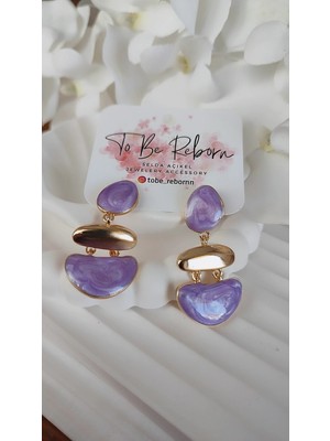 PremiumPort Şık Çelik Mineli Küpe, Yaz Trendlerine Uygun Yeni Sezon Takı