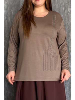 Modaplaza Kadın Önü ve Kolları Taş Işlemeli Bluz 002