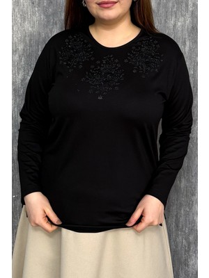 Modaplaza Kadın Taşlı Nakışlı Bluz 003