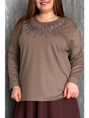 Modaplaza Kadın Taşlı Nakışlı Bluz 004