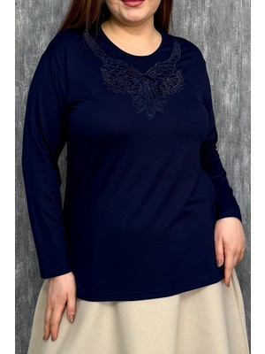 Modaplaza Kadın Taş Işlemeli Bluz 005