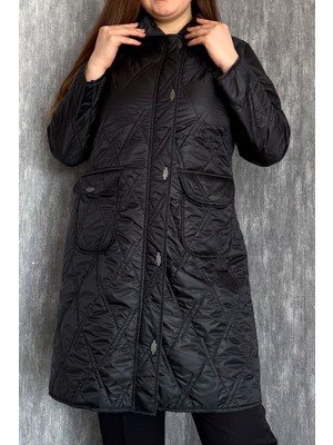 Modaplaza Kadın Kapitone Kaban 5577