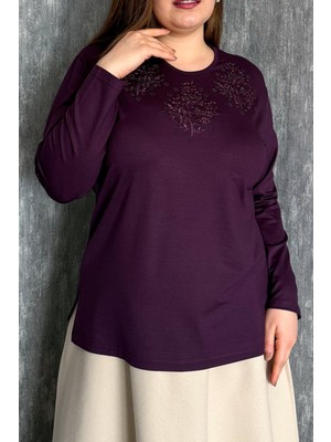 Modaplaza Kadın Taşlı Nakışlı Bluz 003