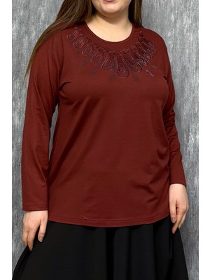 Modaplaza Kadın Taşlı Nakışlı Bluz 004