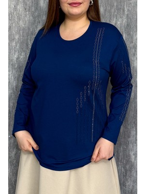 Modaplaza Kadın Önü ve Kolları Taş Işlemeli Bluz 002