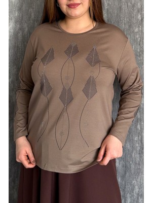 Modaplaza Kadın Önü ve Kolları Taş Işlemeli Bluz 001