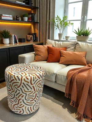 FRAMGAN Festival Puf | Çok Amaçlı Oturma Pufu | Salon, Ofis ve Çalışma Alanı