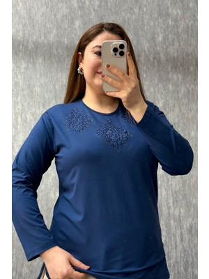 Modaplaza Kadın Taşlı Nakışlı Bluz 003