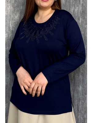 Modaplaza Kadın Taşlı Nakışlı Bluz 004