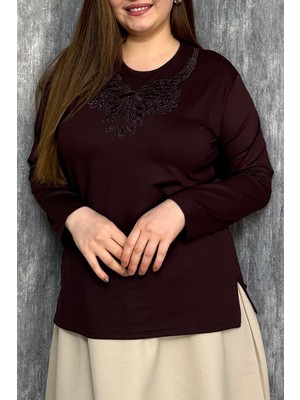 Modaplaza Kadın Taş Işlemeli Bluz 005