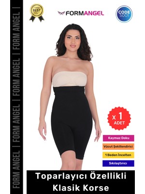 Form Angel #korse Iz Göstermeyen Kaymaz Dikişsiz Vücut Şekillendiren Kalça Toparlayıcı Klasik Korse - 1 Adet