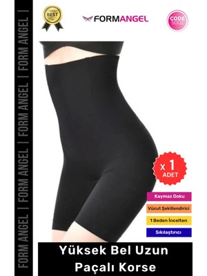 Form Angel #korse Lazer Kesim Iz Göstermeyen Kaymayan Toparlayıcı Şekillendirici Yüksek Bel Uzun Paçalı Korse