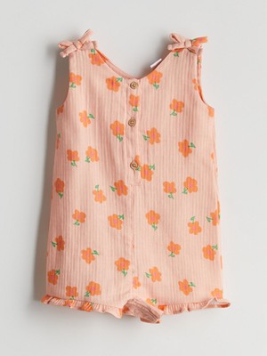 Lc Waikiki Yeni Sezon V Yaka Kız Bebek Müslin Tulum