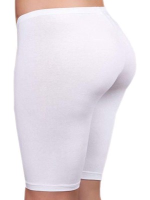 Vexor Kadın Kısa Tayt Beyaz - 3007A