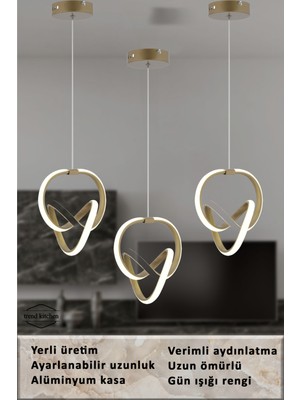 Normadia Efsanevi Eskitme Sarkıt Avize Seti, Şık ve Modern Aydınlatma Dekoru