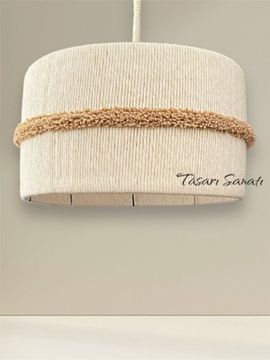 Normadia Özel Tasarım Makrome Avize, Bebek ve Çocuk Odası, Salon, Mutfak, Hol Için