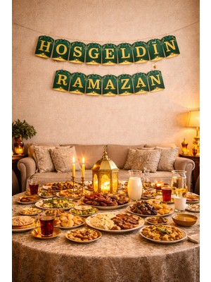 Okavango 3 M Sarı Peri Led, Ramazan Temalı LED Işıklı Süsleme Seti Süsleri Seti Hoşgeldin Ramazan Süslemeleri