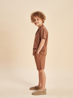 Lc Waikiki Yeni Sezon Beli Lastikli Basic Erkek Çocuk Şort