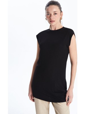 Lc Waikiki Yeni Sezon Bisiklet Yaka Kadın Tişört