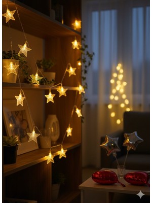 Pairla  1,5 Metre LED Işıklı Süsleme Seti Ramazan Süsleri, Ramazan Hediyem Ramazan Süsü