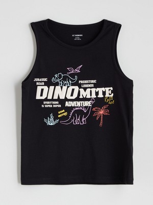 Lc Waikiki Yeni Sezon Bisiklet Yaka Çizgili Erkek Çocuk Atlet