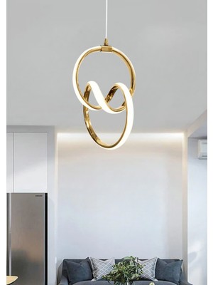 Normadia Modern Sarkıt LED Avize, Oturma Odası, Salon ve Mutfak Için Şık Aydınlatma