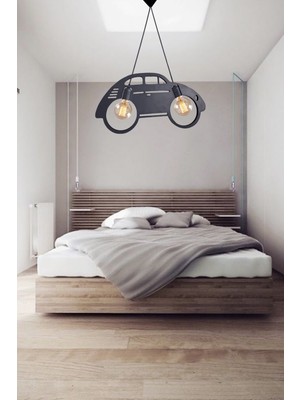 Normadia Modern Rustik Avize, Genç ve Çocuk Odası Için Şık Sarkıt Işıklandırma