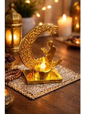 Pairla Ramazan Temalı LED Işıklı Süsleme Seti Ramazan Süsleri, Ramazan Hediyem Ramazan Süsü 10-7 cm