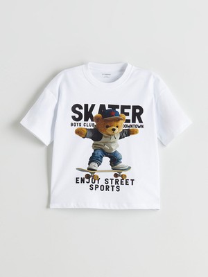 Lc Waikiki Yeni Sezon Bisiklet Yaka Erkek Çocuk Tişört