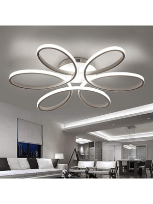 Normadia Modern 3 Renk Ledli Kristal Avize, Şık ve Zarif Tasarım