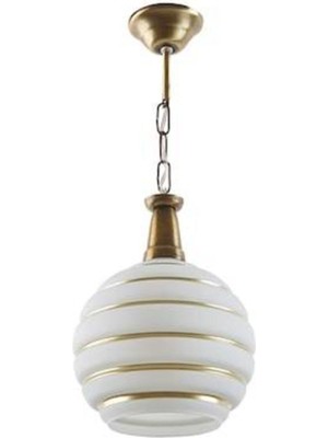 Normadia Modern Eskitme Altın Tekli Cam Sarkıt Avize ile Şıklığı Yakalayın