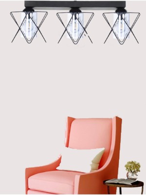 Normadia Şık Prizma Füme Glass Dizi Avize, Antre, Koridor, Salon Için Mükemmel Seçim